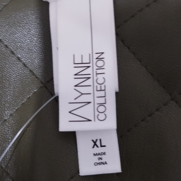 Wynne Collection Faux Leather Jacket Size XL - Picture 6 of 7